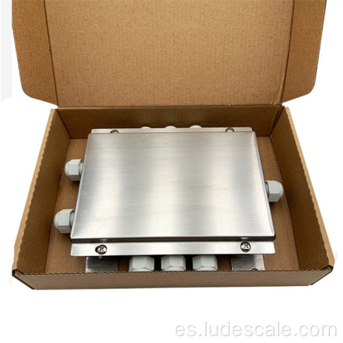 Caja de conexiones impermeable SS de 8 líneas